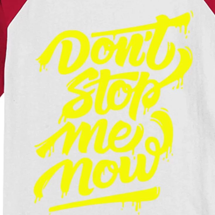 DonT Stop Me Now Kids Colorblock Raglan Jersey