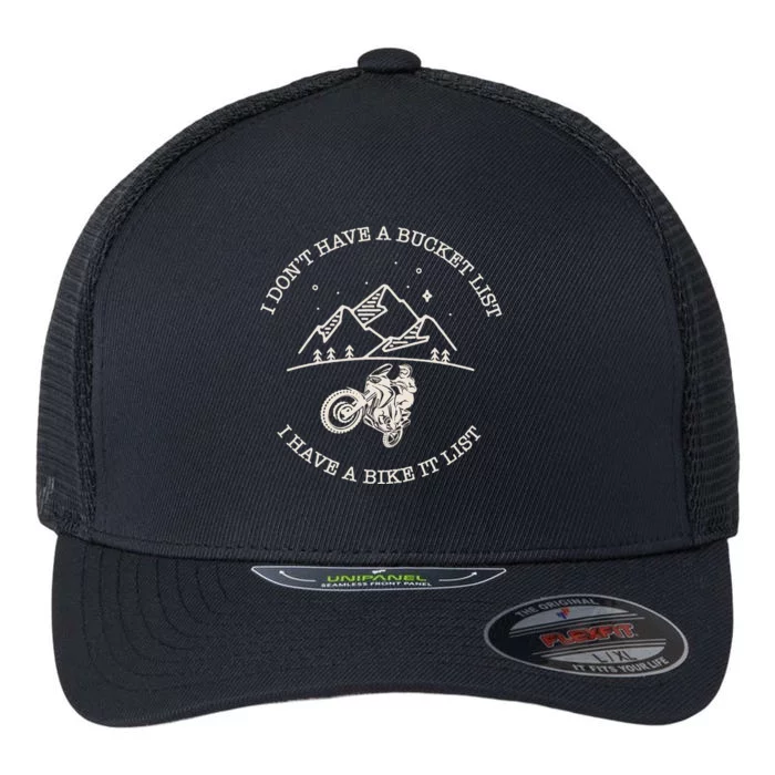 Dual Sport Motorcycle Adventure Rider Moto Flexfit Unipanel Trucker Cap