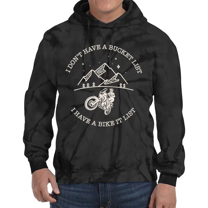 Dual Sport Motorcycle Adventure Rider Moto Tie Dye Hoodie