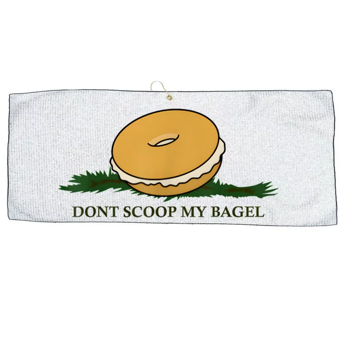 DonT Scoop My Bagel Large Microfiber Waffle Golf Towel