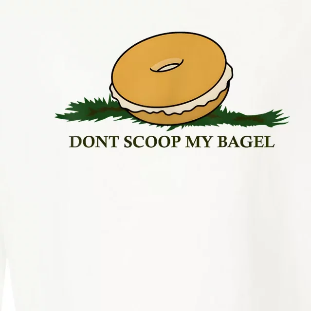 DonT Scoop My Bagel Cropped Pullover Crew