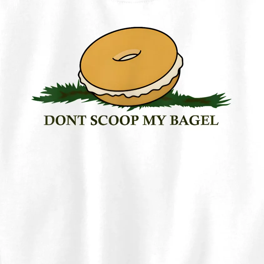 DonT Scoop My Bagel Kids Sweatshirt