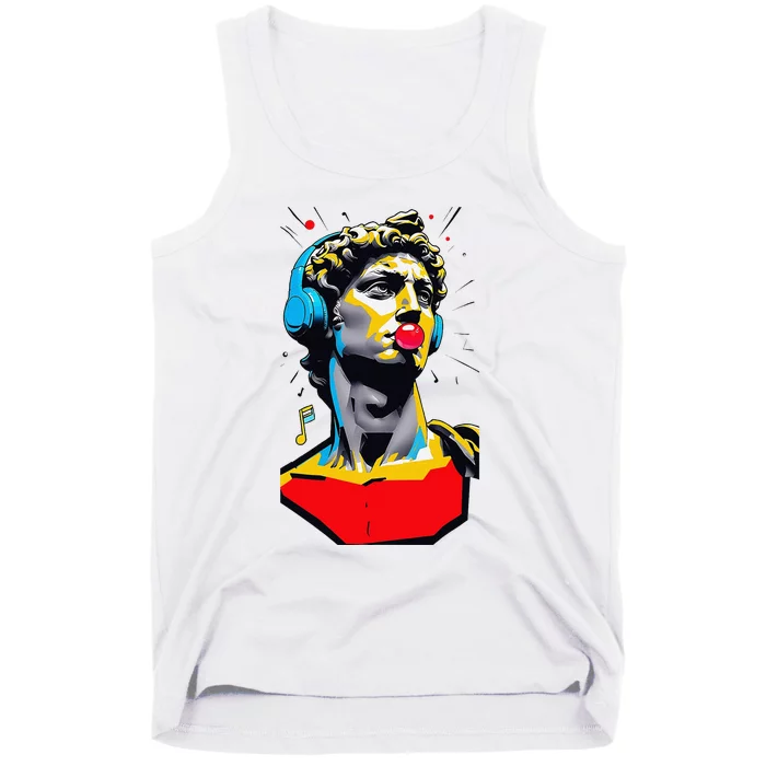 David Statue Michelangelo Motivational Renaissance Art Tank Top