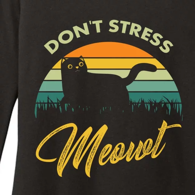 Dont Stress Me Meowt Kitty Cat Lover Cute Gift Womens CVC Long Sleeve Shirt