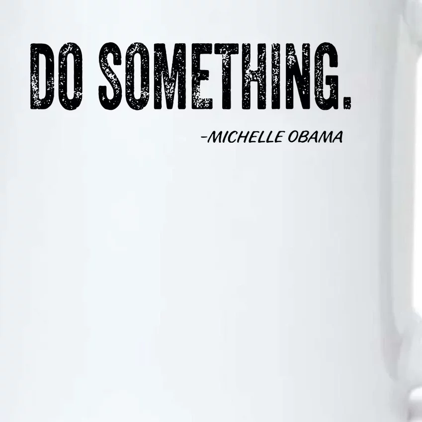 Do Something Michelle Obama Black Color Changing Mug