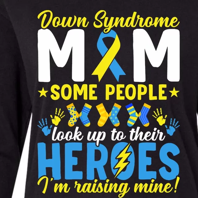 Down Syndrome Mom T21 Trisomy 21 Down Syndrome Awareness Womens Cotton Relaxed Long Sleeve T-Shirt