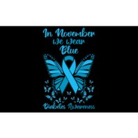 Diabetes Support November Blue Diabetes Awareness Bumper Sticker