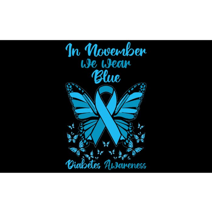 Diabetes Support November Blue Diabetes Awareness Bumper Sticker