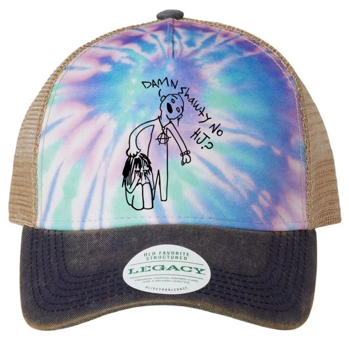 Damn Shawty No Hj Legacy Tie Dye Trucker Hat