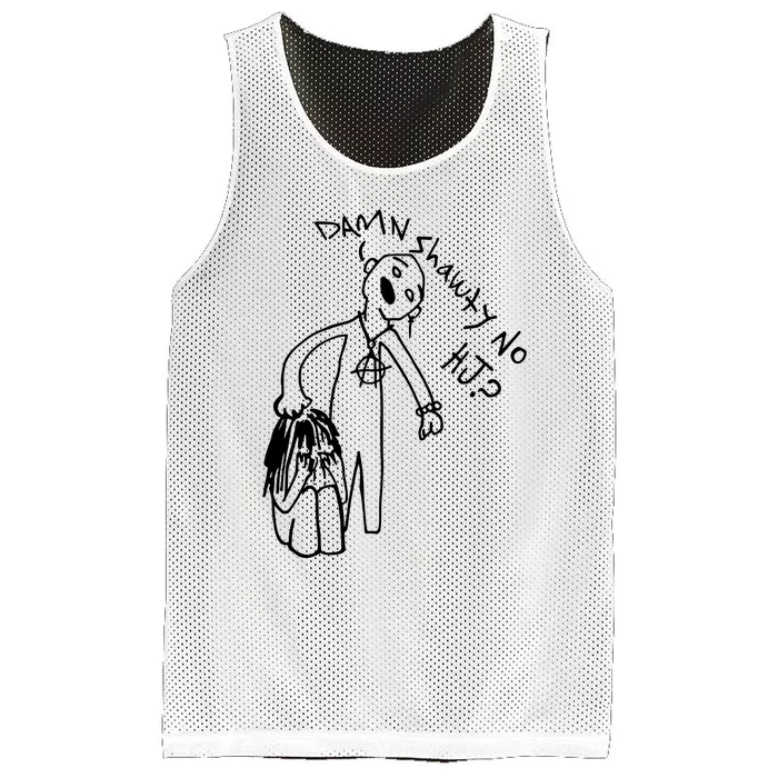 Damn Shawty No Hj Mesh Reversible Basketball Jersey Tank