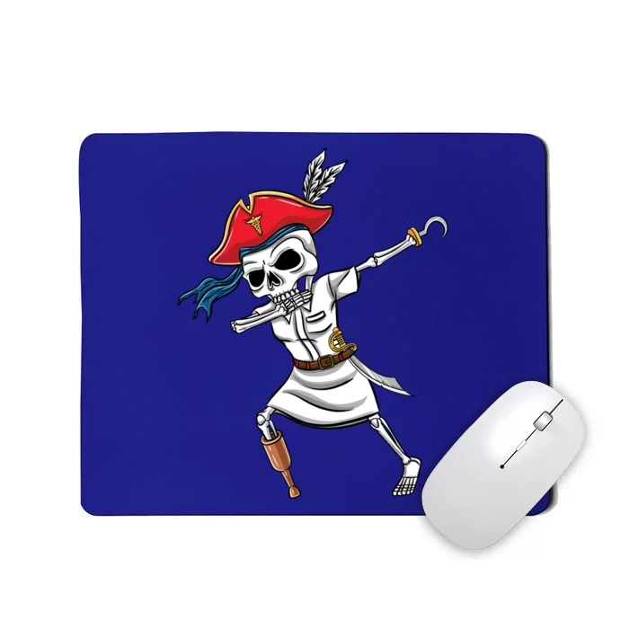 Dabbing Skeleton Nurse Pirate Halloween Gift Mousepad