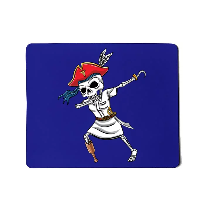 Dabbing Skeleton Nurse Pirate Halloween Gift Mousepad