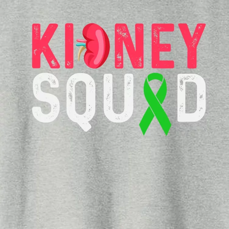 Dialysis Squad Ney Transplant Nephrology Rn Gift Women's Crop Top Tee