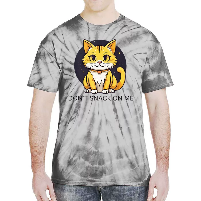 DonT Snack On Me Gadsden Cat Funny Debate Trump Kamala Tank Top Tie-Dye T-Shirt