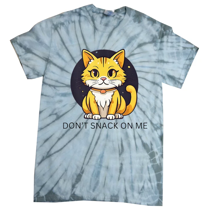 DonT Snack On Me Gadsden Cat Funny Debate Trump Kamala Tank Top Tie-Dye T-Shirt