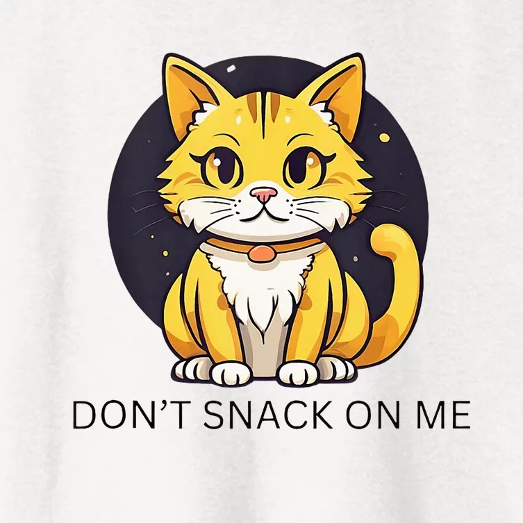 DonT Snack On Me Gadsden Cat Funny Debate Trump Kamala Tank Top Women's Crop Top Tee