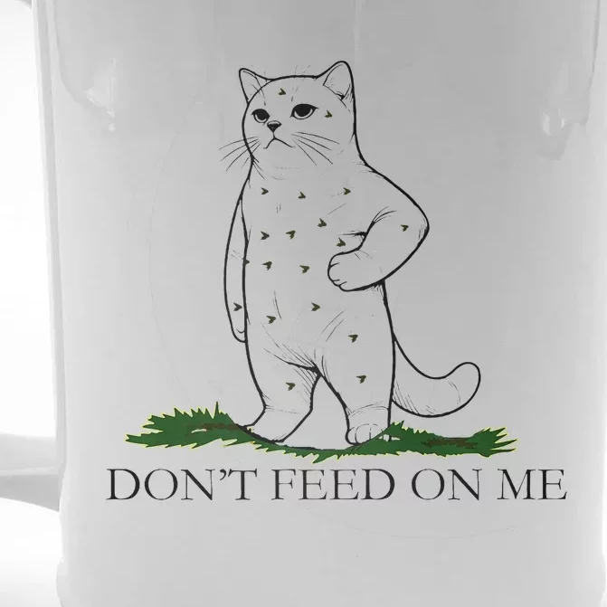 DonT Snack On Me DonT Tread Pets Parody Premium Front & Back Beer Stein