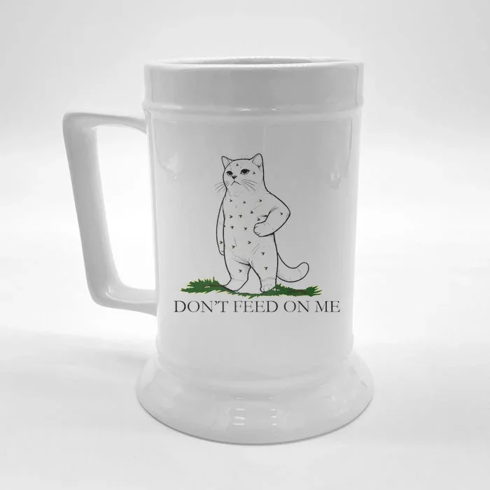 DonT Snack On Me DonT Tread Pets Parody Premium Front & Back Beer Stein