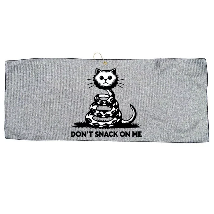 DonT Snack On Me Funny Cat Large Microfiber Waffle Golf Towel