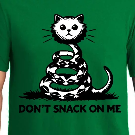 DonT Snack On Me Funny Cat Pajama Set