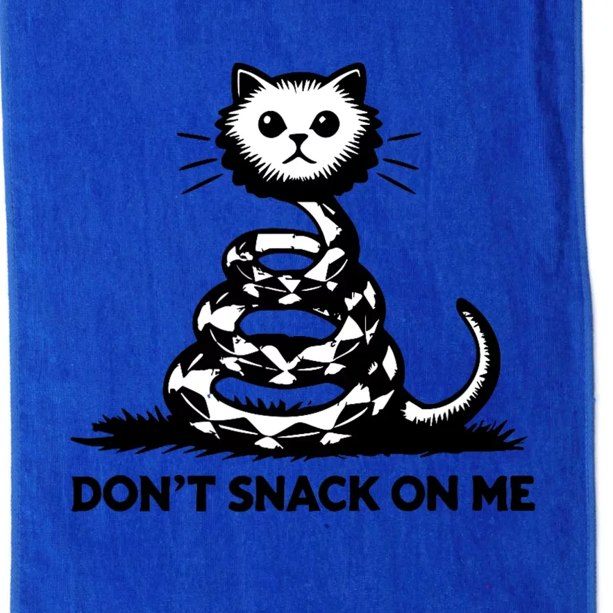 DonT Snack On Me Funny Cat Platinum Collection Golf Towel