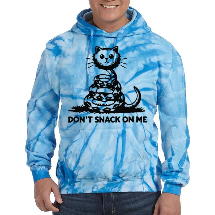 Dont Snack On Me Funny Cat Tie Dye Hoodie