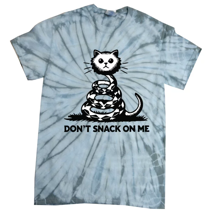 DonT Snack On Me Funny Cat Tie-Dye T-Shirt