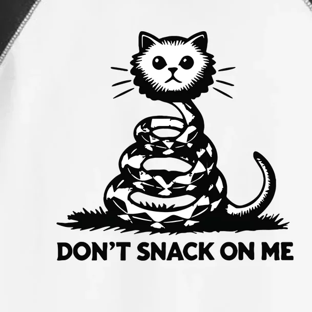 DonT Snack On Me Funny Cat Toddler Fine Jersey T-Shirt