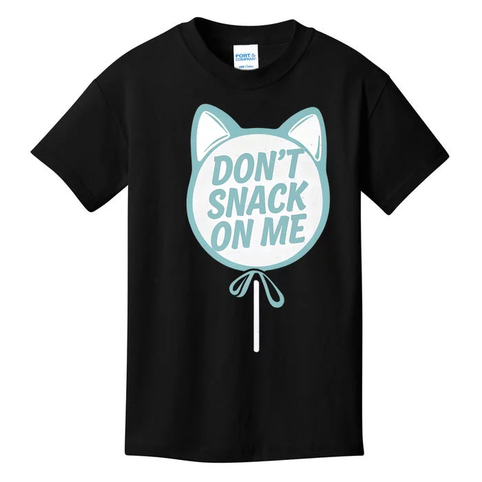 DonT Snack On Me Funny Cat Retro Sweet Treat Kids T-Shirt