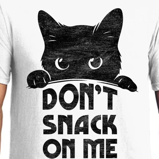 DonT Snack On Me Funny Cats Lover 2024 Pajama Set