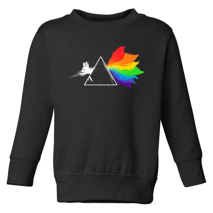 Dark Side Of The Kitsune Toddler Sweatshirt