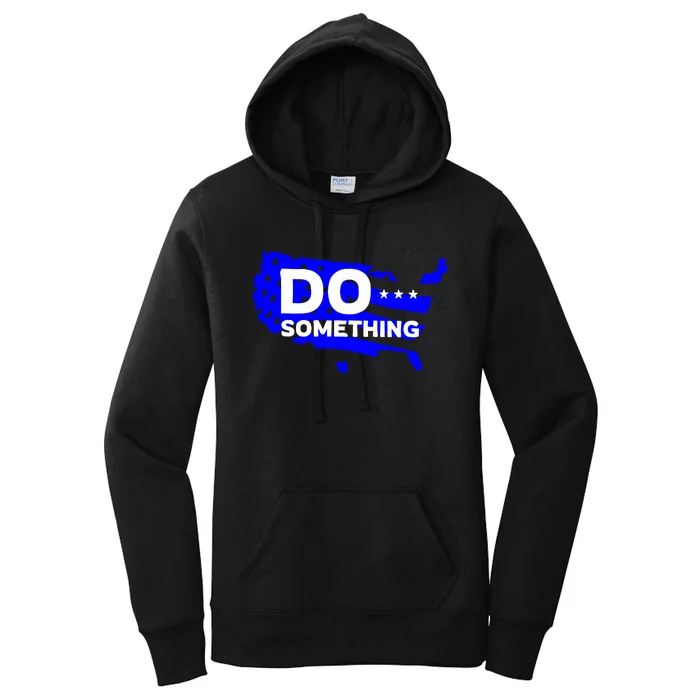 Do Something Obama Michelle Flag Women's Pullover Hoodie