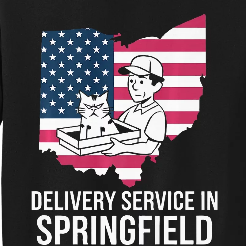 Delivery Service Oh Debate Trump Harris Eating The Cats Sweatshirt