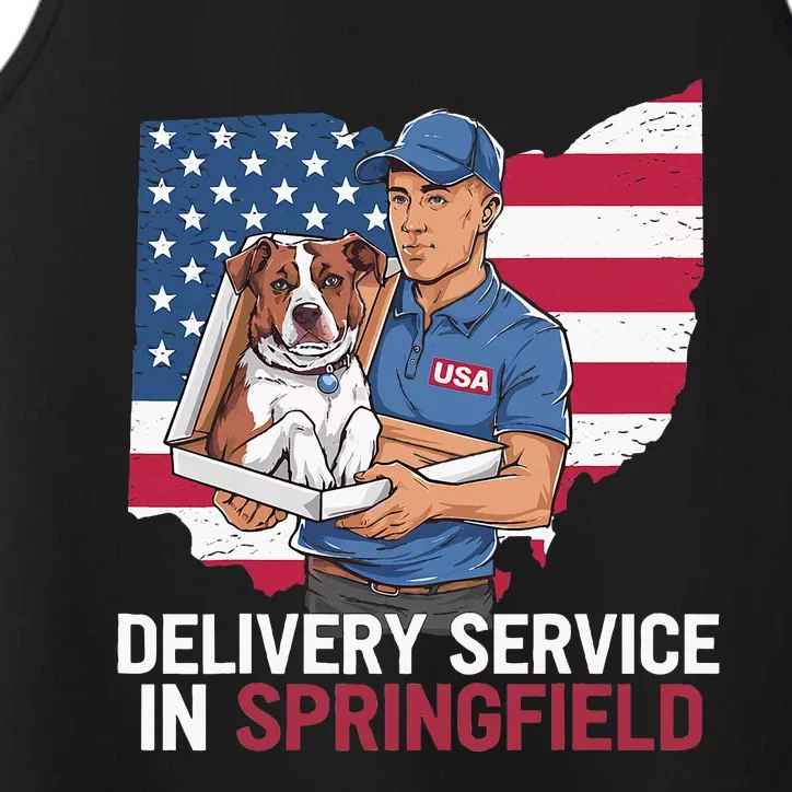 Delivery Service Oh Debate Trump Harris Eating The Dogs Performance Tank