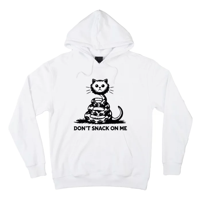 DonT Snack On Me Funny Cat Hoodie