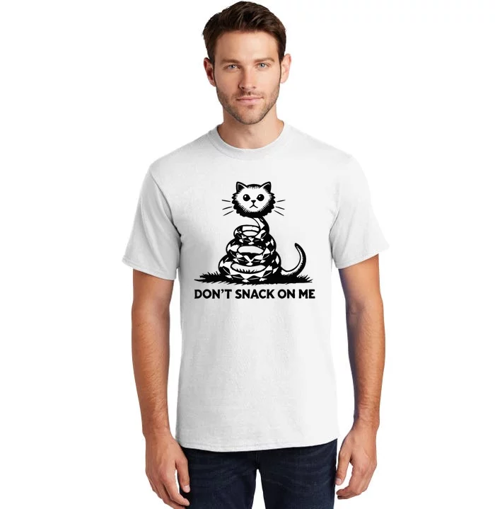 DonT Snack On Me Funny Cat Tall T-Shirt