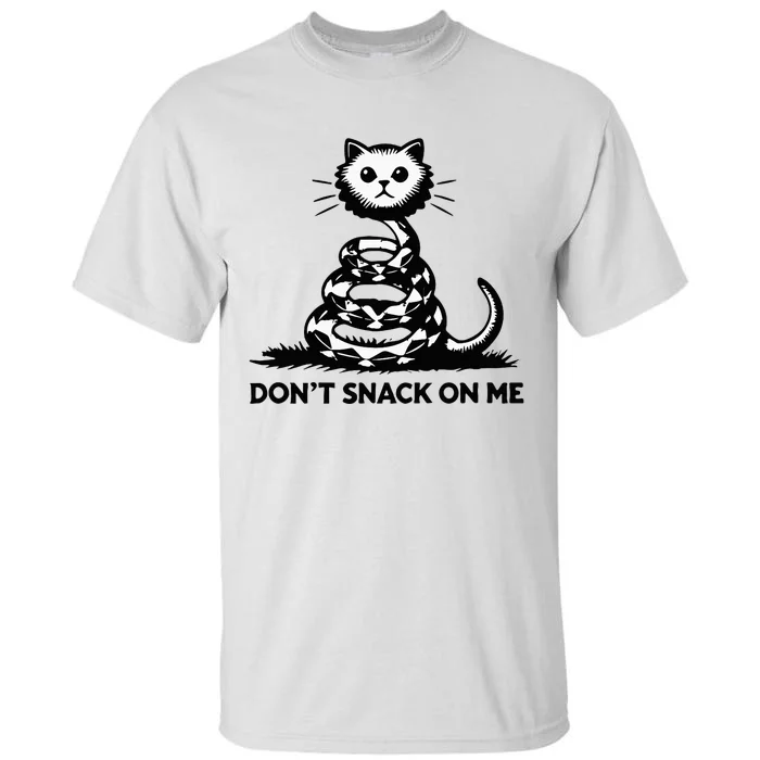 DonT Snack On Me Funny Cat Tall T-Shirt