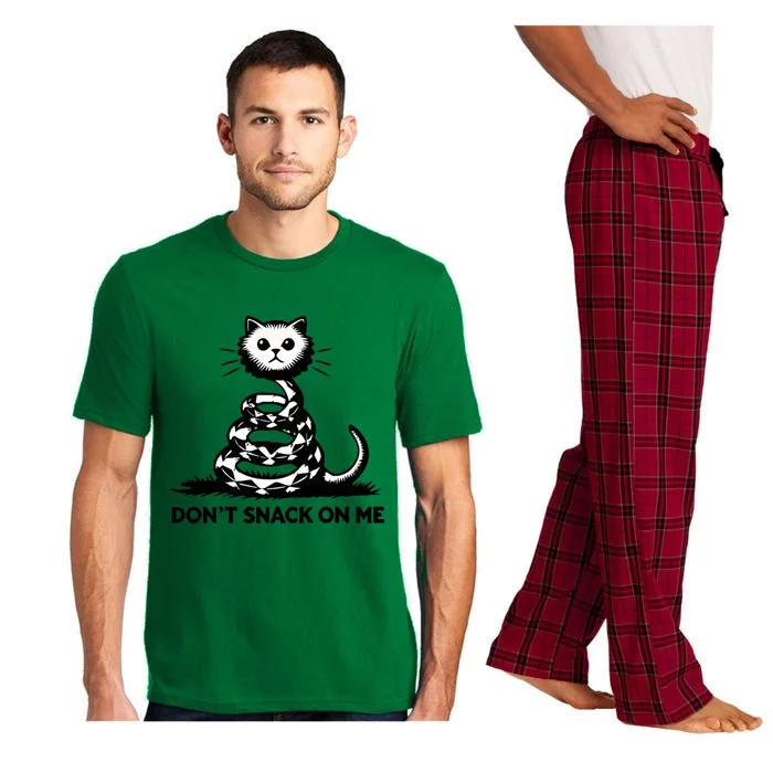 DonT Snack On Me Funny Cat Pajama Set