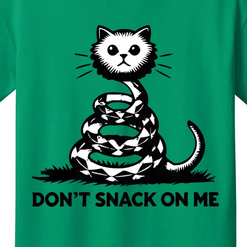 DonT Snack On Me Funny Cat Kids T-Shirt