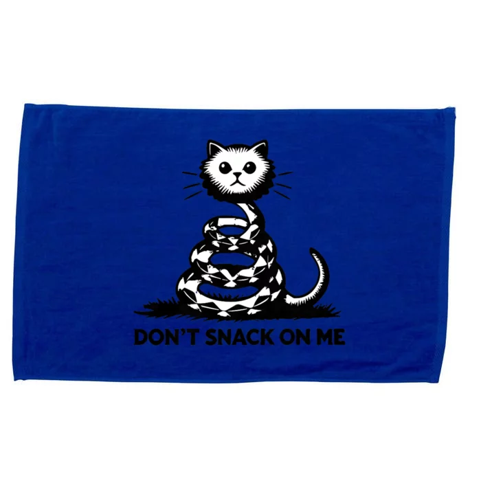 DonT Snack On Me Funny Cat Microfiber Hand Towel