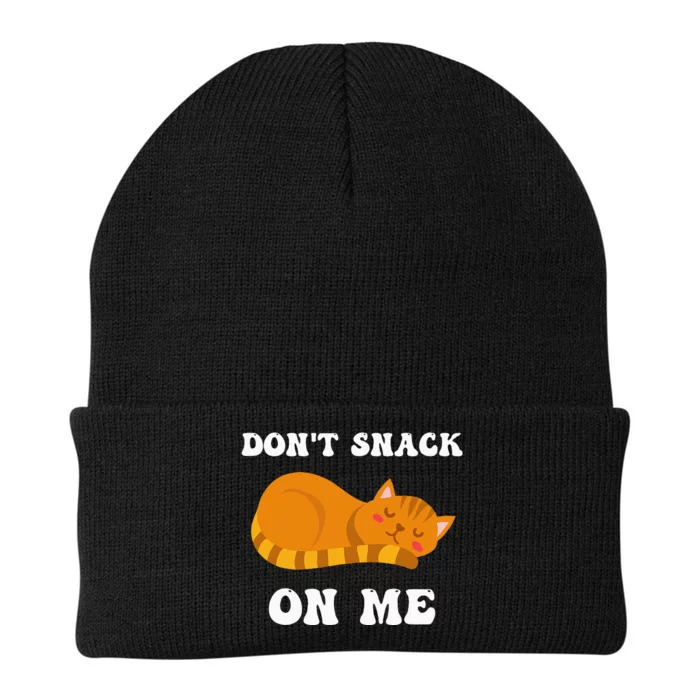 DonT Snack On Me Immigrants Not Eating Cats Pets Kamala 24 Knit Cap Winter Beanie