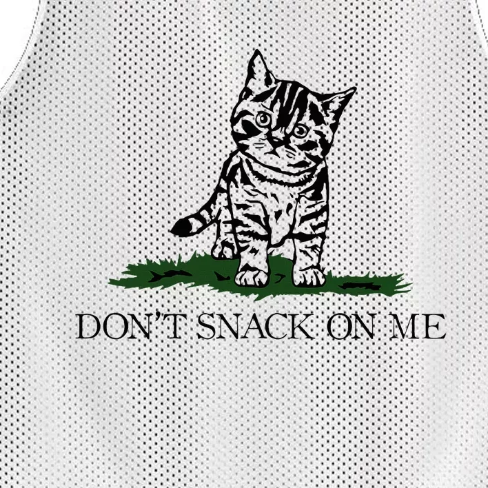 DonT Snack On Me Yellow Cat TheyRe Eating Pets Funny Trump Mesh Reversible Basketball Jersey Tank