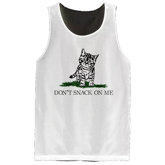 DonT Snack On Me Yellow Cat TheyRe Eating Pets Funny Trump Mesh Reversible Basketball Jersey Tank