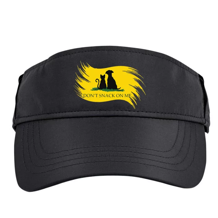 DonT Snack On Me Funny Cats Dogs Pet Adult Drive Performance Visor