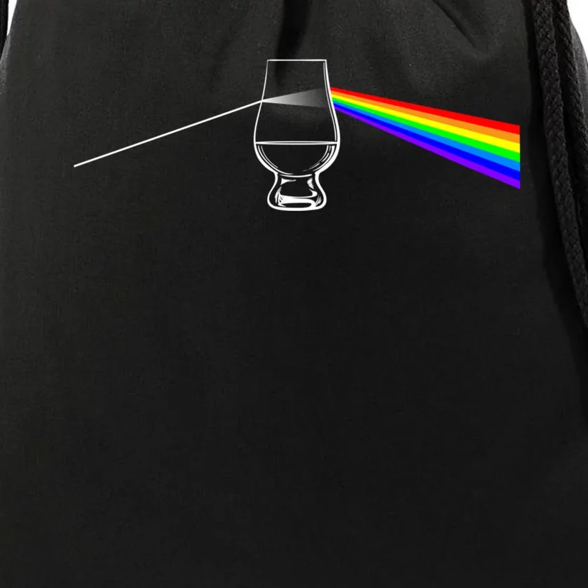 Dark Side Of The Glen Whiskey Bourbon Lover Drinker Drawstring Bag