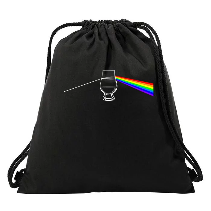 Dark Side Of The Glen Whiskey Bourbon Lover Drinker Drawstring Bag