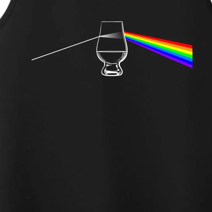 Dark Side Of The Glen Whiskey Bourbon Lover Drinker Performance Tank