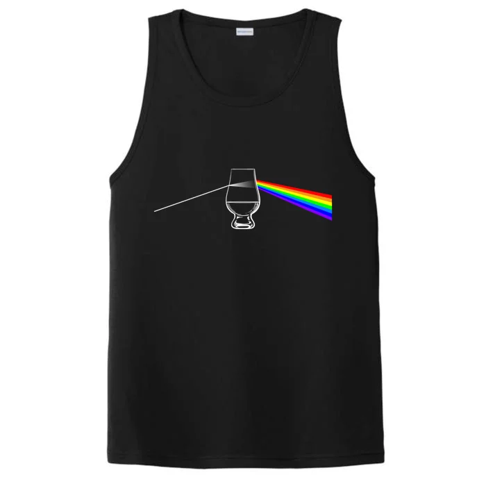 Dark Side Of The Glen Whiskey Bourbon Lover Drinker Performance Tank