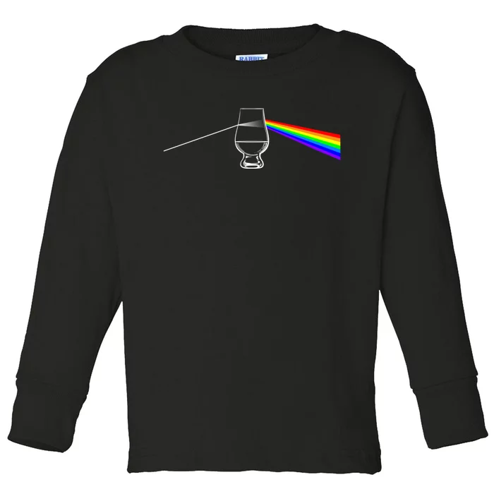 Dark Side Of The Glen Whiskey Bourbon Lover Drinker Toddler Long Sleeve Shirt