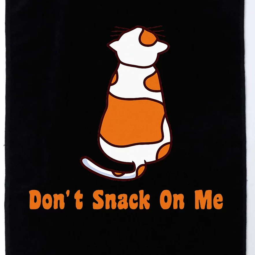 DonT Snack On Me Immigrants Not Eating Pets Cats Kamala 24 Platinum Collection Golf Towel